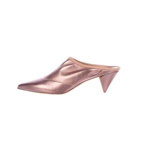 ALUMNAE Pink Leather Mules Size: 10 | IT 40